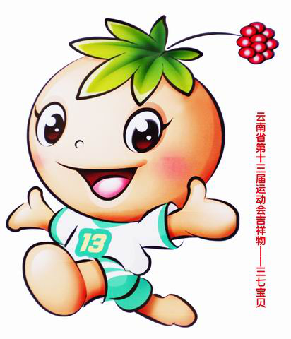 哈一代携手云南第十三届动运会制作吉祥物